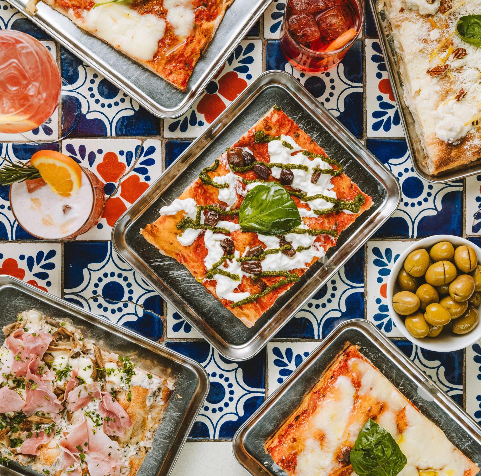 antipasti pizza cocktail